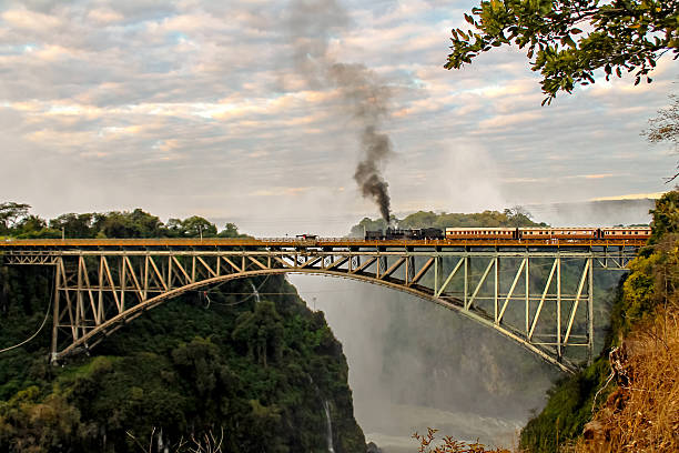 Train at Victoria falls